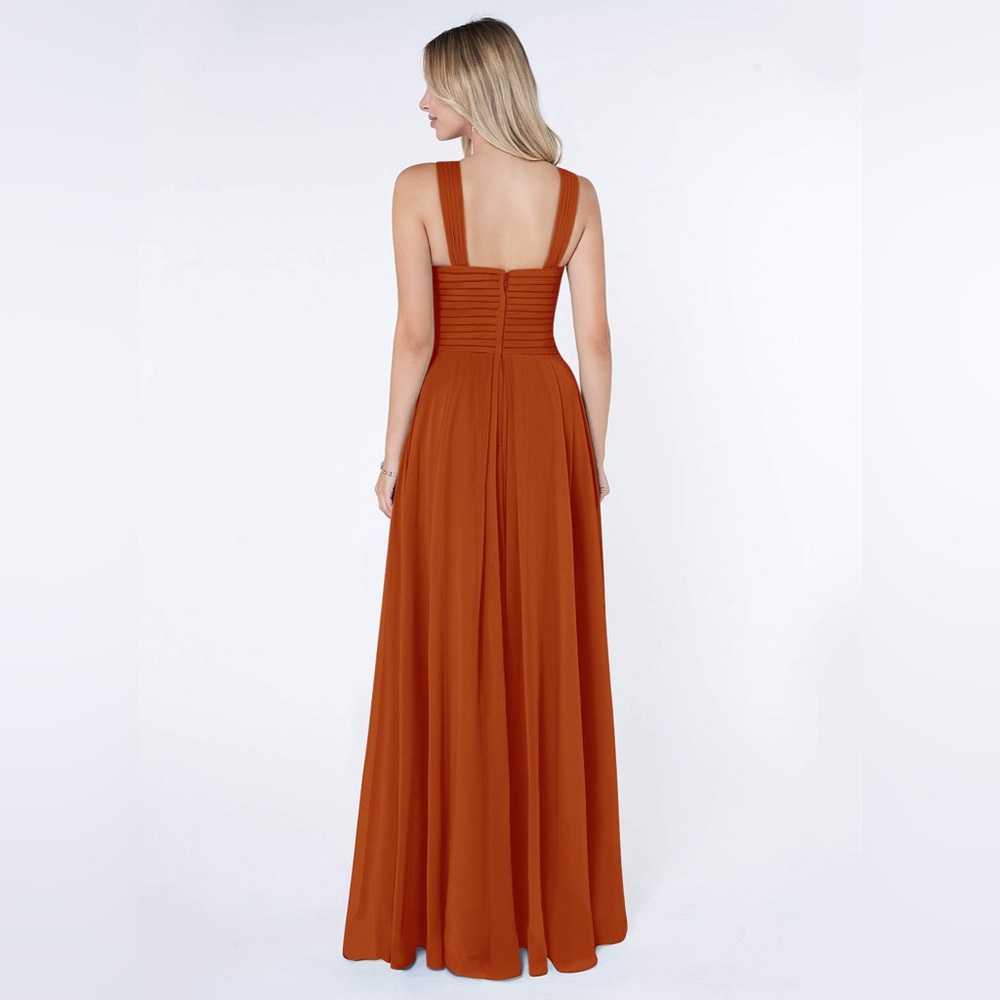 Never worn Azazie Maive Paprika Bridesmaid Dress. Good for wedding/formal event! - Picture 4 of 6